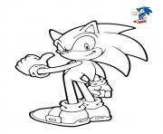 Printable classic sonic coloring pages