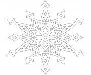 Printable Snowflake Patterns Mandala coloring pages