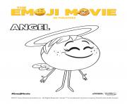 Printable Angel Emoji Movie coloring pages