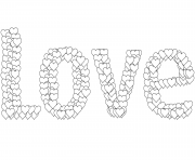 Printable love coloring pages