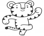 Printable Soohorang olympic games coloring pages
