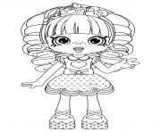 Printable Rainbow Kate Shopkins Dolls coloring pages