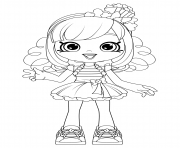 Printable Shoppies Popette coloring pages