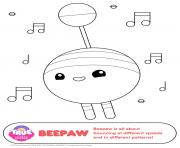 Printable beepaw 1 true and the rainbow kingdom coloring pages