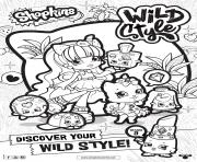 Printable shopkins season 9 wild style 7 coloring pages