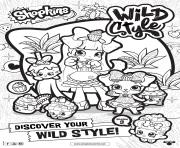 Printable shopkins season 9 wild style 8 coloring pages