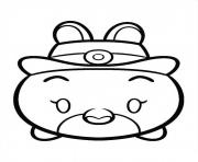 Printable Judy Hops Tsum Tsum coloring pages