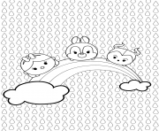 Printable Tsum Tsum Full Page Coloring coloring pages