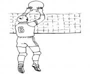 Printable volleyball olympic games coloring pages