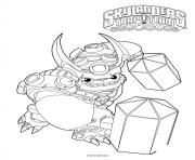 Printable skylanders Trap Team Wallop coloring pages