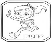 ruby coloring pages