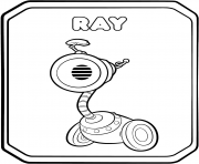 Printable Rusty Rivets Characters Ray coloring pages