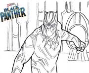 Printable Marvel Black Panther movie coloring pages