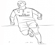Printable cristiano ronaldo world cup football coloring pages