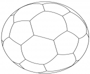 Printable football ball soccer coloring pages
