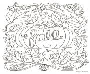 Printable fall autumn cute coloring pages