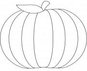 Printable pumpkin halloween blank coloring pages