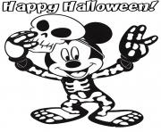 Printable mickey mouse costume disney halloween coloring pages