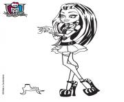 Printable monsterhigh frankie stein coloring pages