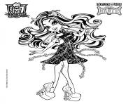 Printable rochelle goyle monster high coloring pages