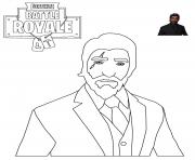 Printable Reaper Skin Fortnite coloring pages