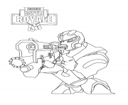 Printable Fortnite Soldier coloring pages
