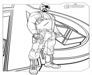 Printable marvel avengers nick fury coloring pages