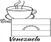 Printable venezuela flag coffee coloring pages