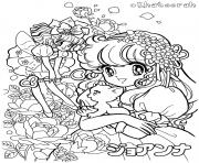 Printable glitter force white background coloring pages