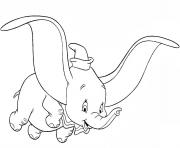 Printable dumbo fly kids coloring pages
