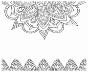 Printable Flower mandala adult 2019 coloring pages