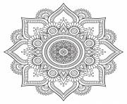 Printable mandala floral background design hd coloring pages