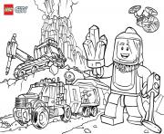Printable Lego City Volcano Explorers coloring pages