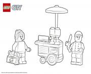Printable Lego City Square coloring pages
