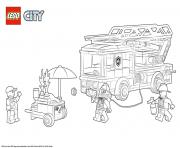 Printable Lego City Fire Station coloring pages