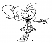 Printable Luan Loud House coloring pages