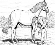 Printable Picking Hooves coloring pages