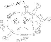 Printable earth day save me coloring pages