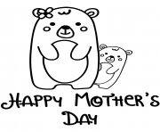 Printable Happy Mothers Day For Kids coloring pages