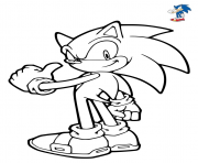 Printable Sonic the Hedgehog Sega coloring pages