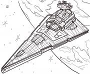 Printable star destroyer Star Wars Episode VI Return of the Jedi coloring pages