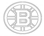 Printable NHL Boston Bruins Logo coloring pages
