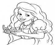 Printable Crayola princess girl cute coloring pages