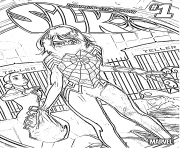 Printable silk marvel comics coloring pages
