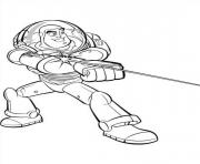 Printable buzz lightyear shoots the light coloring pages