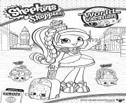 Printable shopkins shoppies princess sweets english rose to europe 1 coloring pages