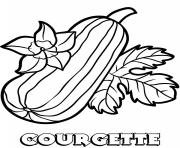 vegetable courgette