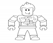 Printable roblox i love cats coloring pages