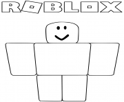 Printable Noob from Roblox coloring pages