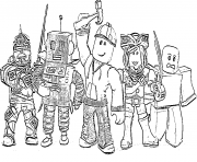 Printable roblox spot harperCollins coloring pages